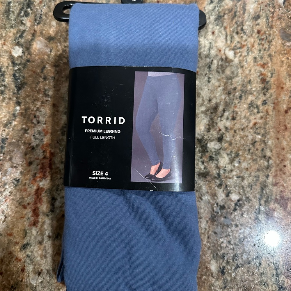 Torrid Full Length Blue Leggings